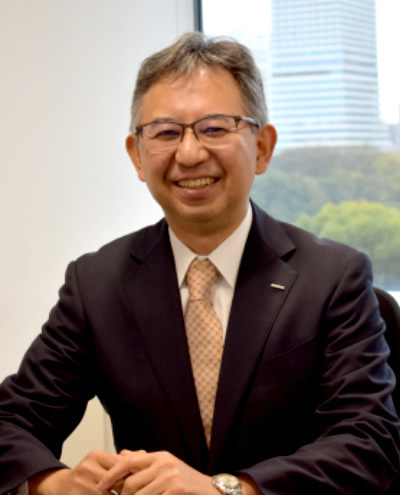 代表取締役社長 磯谷 元伸の写真